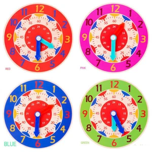 Children Hour Minute Second Cognition Clock Toys Colorful Clocks Toys for Kids - Picture 1 of 17