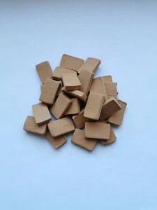 N. 30 mattoni mattoncini terracotta 1,8 x 1,2 cm per case presepe e modellismo - Foto 1 di 1