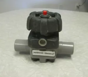 Diaphragm Valve 1" Spigot / Butt End | CPVC Body | EPDM Seat | NIBCO Chemtrol - Picture 1 of 10