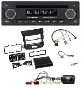 Blaupunkt Lenkrad Bluetooth DAB CD USB Autoradio für Mitsubishi Outlander aktiv - Bild 1 von 9