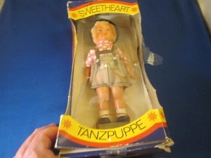 Vintage Sweetheart Tanzpuppe BOY Doll In Original Box Made In W. Germany NO KEY - Picture 1 of 8