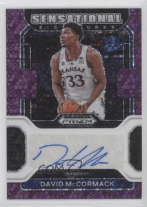 2022-23 Panini Prizm Draft Picks Purple Circles /50 David McCormack #SS-DMC Auto - Picture 1 of 4