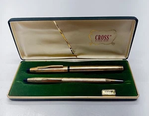 Cross pen and Pencil 10k Gold Filled Set - Picture 1 of 7