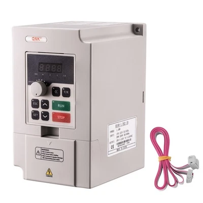 QNK 1.5kw 2HP 220V 1 to 3 Phase VFD Variable Frequency Drive Inverter CNC VFD