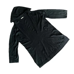 EILEEN FISHER Pullover Pulli Gr. S schwarz Baumwolle Kaschmir Kapuze langarm - Bild 1 von 14