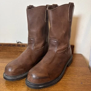 RED WING PECOS 2231 HERITAGE STEEL TOE WORK BOOTS MEN'S SIZE 15 E2 MADE IN USA - Picture 1 of 19