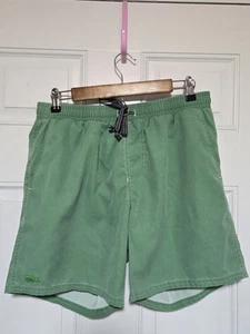 Bañador Lacoste Para Hombre Medio Verde Playa Malla Forrado Vacaciones - Imagen 1 de 3