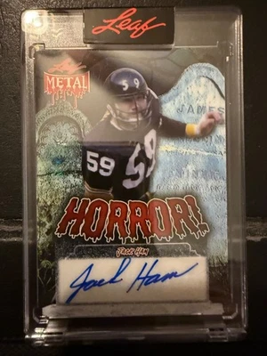 2025 Leaf Metal Halloween JACK HAM Horror! Auto Autograph #'d 1/1 - Image 1 of 2