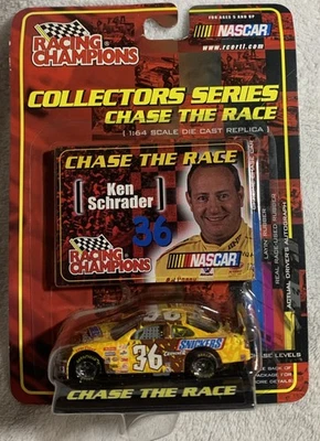 Ken Schrader #36 2001 NASCAR Chase The Race 1:64 Pontiac Grand Prix Snickers HTF - Image 1 of 4