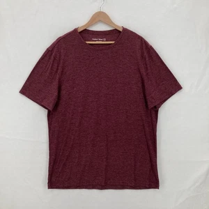 Outdoor Voices Shirt Herren XL Burgund Meliert Kurzarm Athletic Performance - Bild 1 von 12