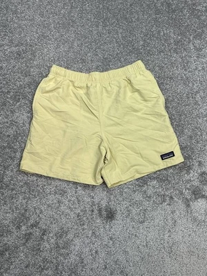 Patagonia Baggies Shorts Boys Large Yellow Brief Liner Mid Rise Drawstring - Image 1 of 4