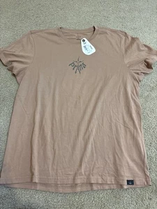 NUEVO CON ETIQUETAS Camiseta PrAna Heritage Gráfica SS Para Hombre Talla Mediana M Camiseta Marrón - Imagen 1 de 5
