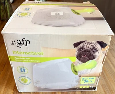 All for Paws AFP Interactives Hyper Fetch Mini Dog Tennis Ball Launcher Open Box - Image 1 of 2