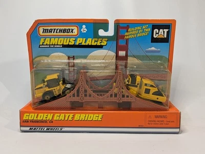 1999 MATCHBOX-Famous Places Around The World-Golden Gate Bridge CAT Play Set HTF - Image 1 of 4