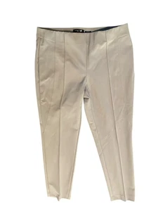 Lafayette 148 New York Gramercy Acclaimed Stretch Hose hellbraun khaki Damengröße 14 - Bild 1 von 10
