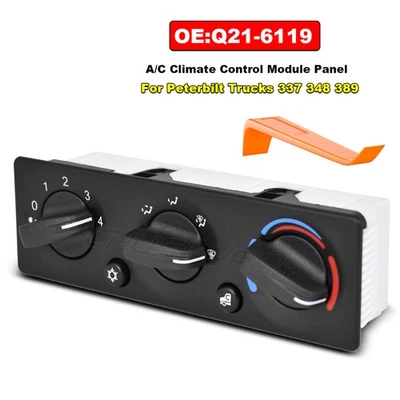 NUEVO compatible para Peterbilt Truck A/C módulo de control de clima panel Q21-6119 Foto 1 de 4