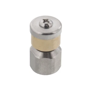 Erie Tools Rotating 1/4" Sewer Jetter Nozzle for Drain Cleaning 10.0 Orifice - Picture 1 of 3
