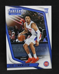 2021-22 Panini Chronicles Threads #79 Cade Cunningham RC Pistons - Picture 1 of 2