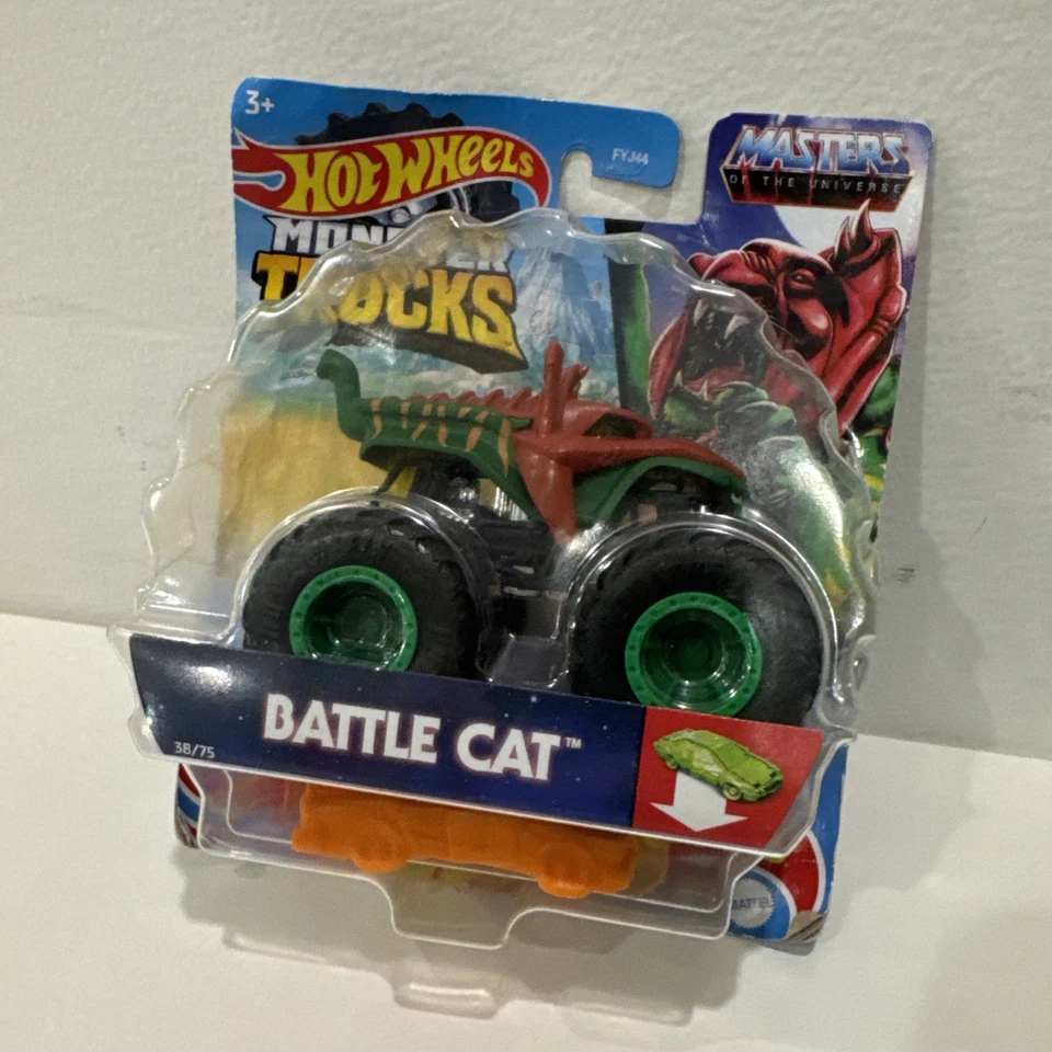 Hot Wheels Monster Trucks Masters Of The Universe Battle Cat Die-cast Nuevo Foto 1 de 3
