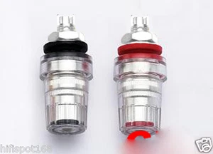 4 Stück CMC 858-S-AG Silberplatte Lautsprecher Polklemmen  - Bild 1 von 1