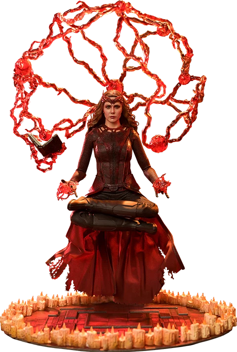 Doutor Estranho 2 Elizabeth Olsen Feiticeira Escarlate Deluxe Hot Toys Sideshow MMS653 - Imagem 1 de 1