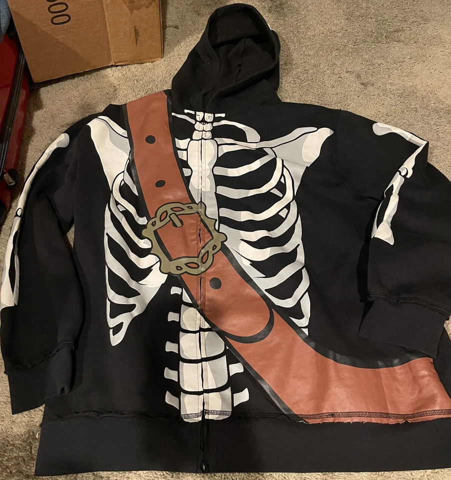 Disney Parks PIRATAS del Caribe Disfraz Esqueleto Sudadera con Capucha Chaqueta, XXL Disneyland Foto 1 de 3