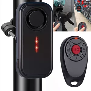 Wireless Loud 113dB Motorcycle Bike Alarm Anti-Theft Vibration w/ Remote Control - Picture 1 of 13