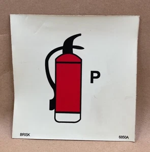 Polvo Extintor Imo Símbolo Cartel Autoadhesivo Fotoluminscente Vinilo ✅ - Imagen 1 de 6