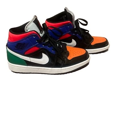Size 7 - Air Jordan 1 SE Mid Multi Patent W - Image 1 of 4