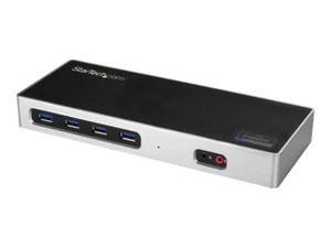 Estación de acoplamiento USB-C StarTech Dual-4K HDMI 2x DisplayPort USB 3.0 sin accesorios - Imagen 1 de 3