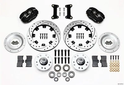 Kit de freno grande delantero AMC Gremlin, Javelin, Matador Wilwood Dynalite, calibre de 4 pistones Foto 1 de 3