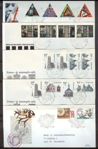 NETHERLANDS 1985 FDC’s (x5) (ID:383/D27650) - Picture 1 of 1