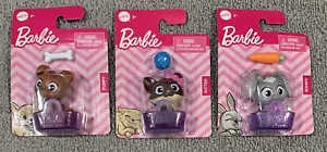 Barbie Mascotas Mini Figuras 2" Gato Cachorro Conejito Conjunto Mattel Animales Juguetes Nuevo - Imagen 1 de 4