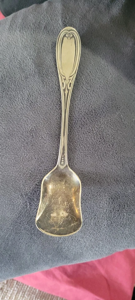 Hall & Elton Tercer Tipo Moneda Plata Jalea Bayas Azúcar Pala Servir Cuchara Foto 1 de 3