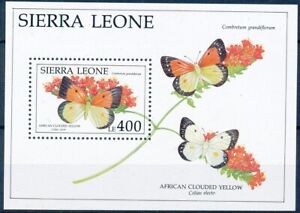 [PRO1735] Sierra Leone Butterflies good very fine MNH sheet