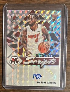 Marcus Garrett RC Rookie Autograph Auto Mosaic Panini Prizm #RS-MGA 2021-22 Heat