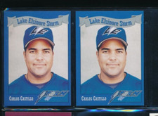 Lot (2) 1996 Multi-Ad #7 Carlos Castillo Lake Elsinore Storm (DQ41) SWSW6