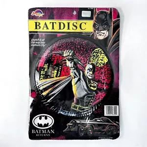 Vintage BATMAN RETURNS BAT DISC Frisbee Toys R Us NEW SEALED DC Spectra Star 92 - Picture 1 of 6