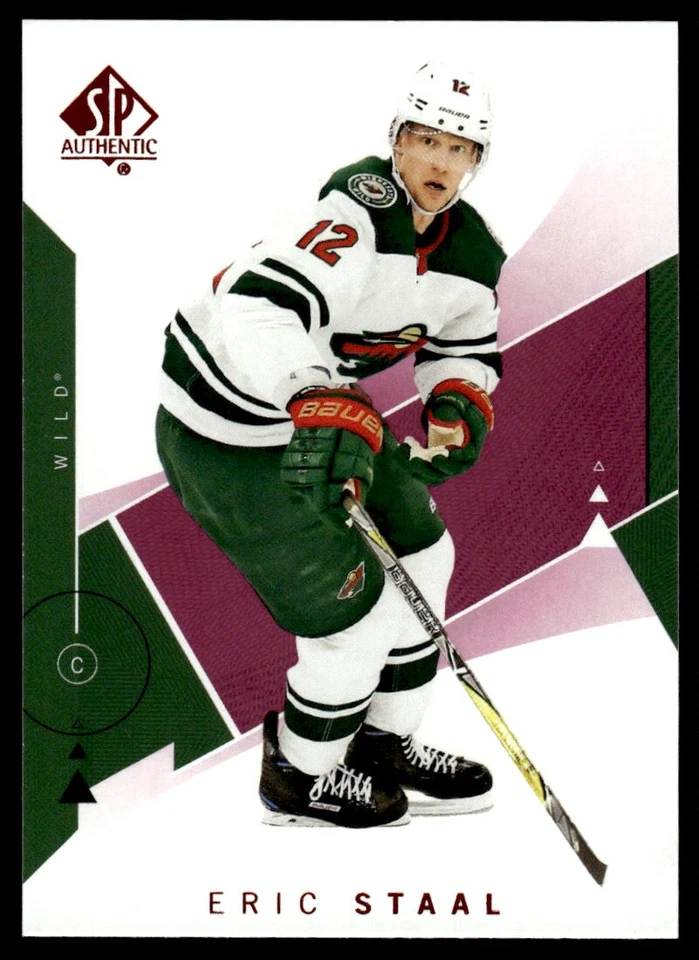 2018-19 SP Authentic Limited Red Eric Staal Minnesota Wild #14 . - Image 1 of 2