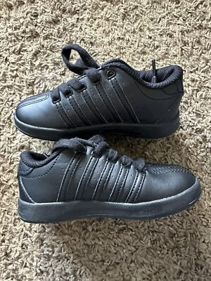 K Swiss Classic Black Baby Toddler Infant Shoes Size 7.5 - Image 1 of 4