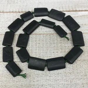 122g,21mm-32mm,17 Beads,Natural Serpentine Rectangle Beads Strand, 20", BN181 - Picture 1 of 6