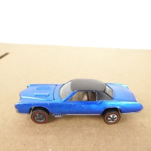 De colección Hot Wheels Redline Custom El Dorado Azul Negro Techo Interior Crema 1968 - Imagen 1 de 8