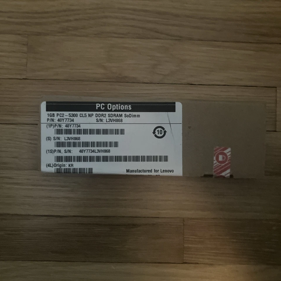 1GB PC2-5300 DDR2 667 MHz Memory RAM for LENOVO IDEAPAD S12 2959-XXX - Image 1 of 1