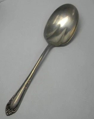 CUCHARA BAYAS PLATA ESTERLINA VINTAGE FLORES DANCING DE REED & BARTON COMO 9" Foto 1 de 4