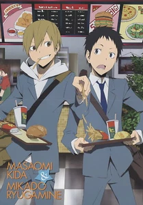 poster promo DuRaRaRa anime Kida Masaomi Ryugamine Mikado DRRR Narita Ryougo - Picture 1 of 1