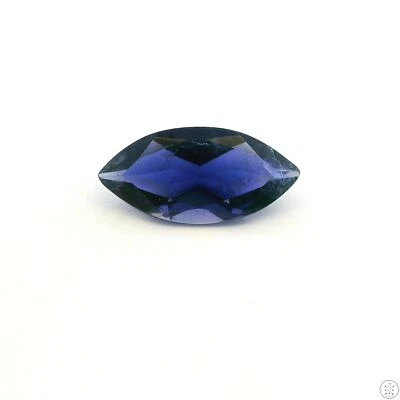 1.27 Carat Natural Iolite 12 x 6 mm Marquise Cut Faceted Gemstone Loose - Image 1 of 4