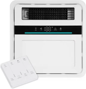 VallisCo 4-in-1 Bathroom Exhaust Fan with Light and Heater, Powerful Ventilation - Picture 1 of 8