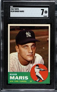 1963 Topps Roger Maris #120 SGC 7 - EDELSTEINZENTRIERT Yankee - fast neuwertig neuwertig neuwertig ikonisch ** - Bild 1 von 2