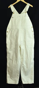 Big Bud Press Denim Overalls -Large- Cream Ivory Artist Togs Made in USA - Picture 1 of 8