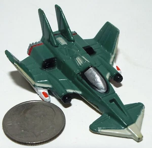 Small Micro Machine Plastic X-3 Raider Jet Fighter Aircraft in Light Green - Picture 1 of 6